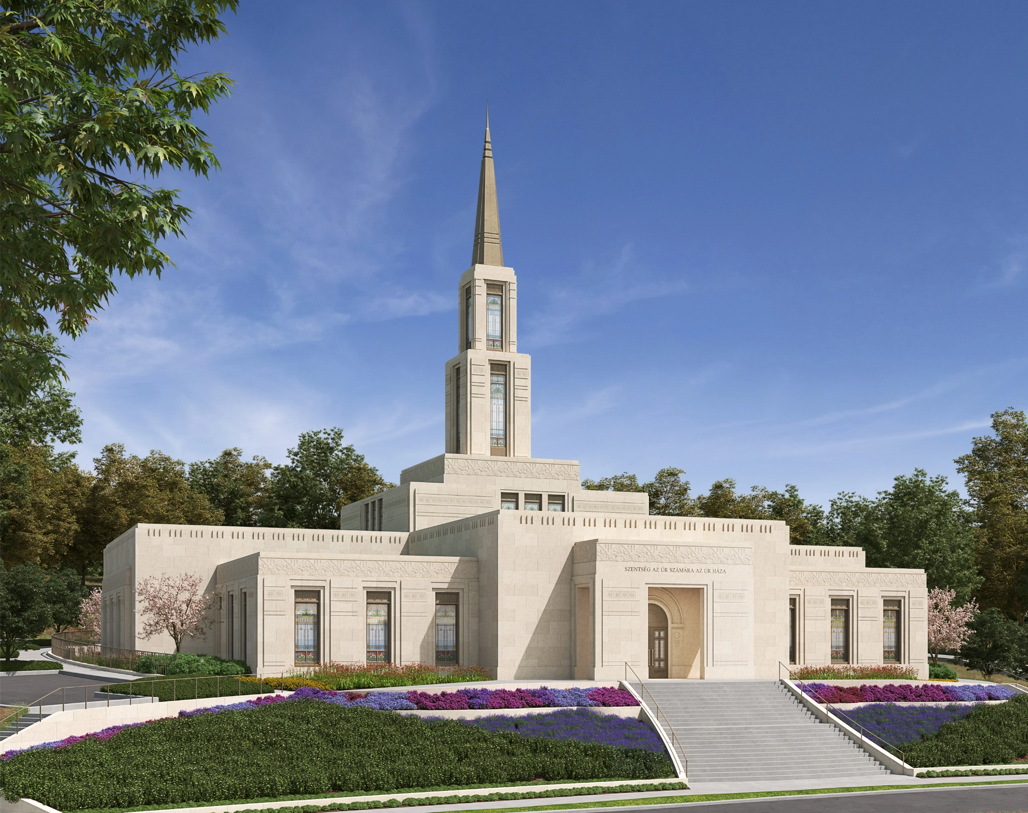 Elkészült a budapesti mormon templom látványterve