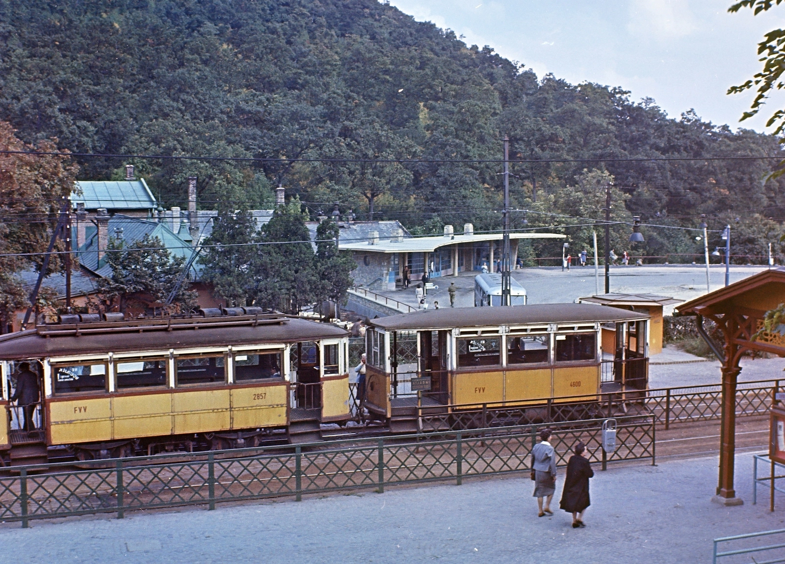 56-os villamos hűvösvölgyben 1961-ben