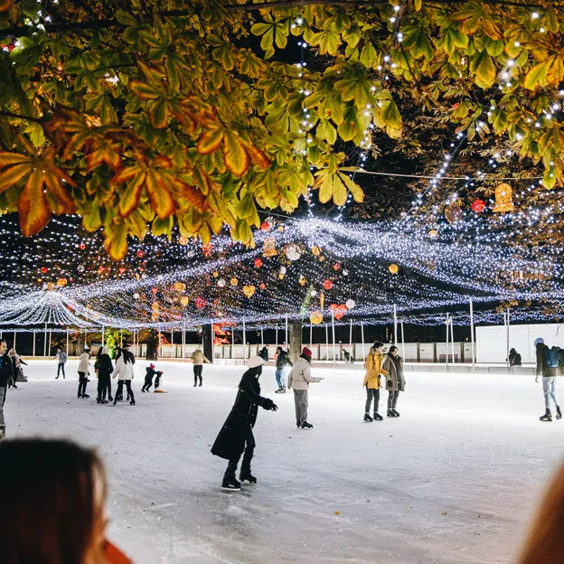 Koripályával és fényoroszlánokkal nyitott meg a karácsonyi vásár a Városháza Parkban