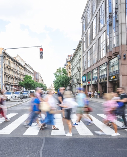 Elkészült a gyalogosátkelő az Astoriánál 2024.05.27.