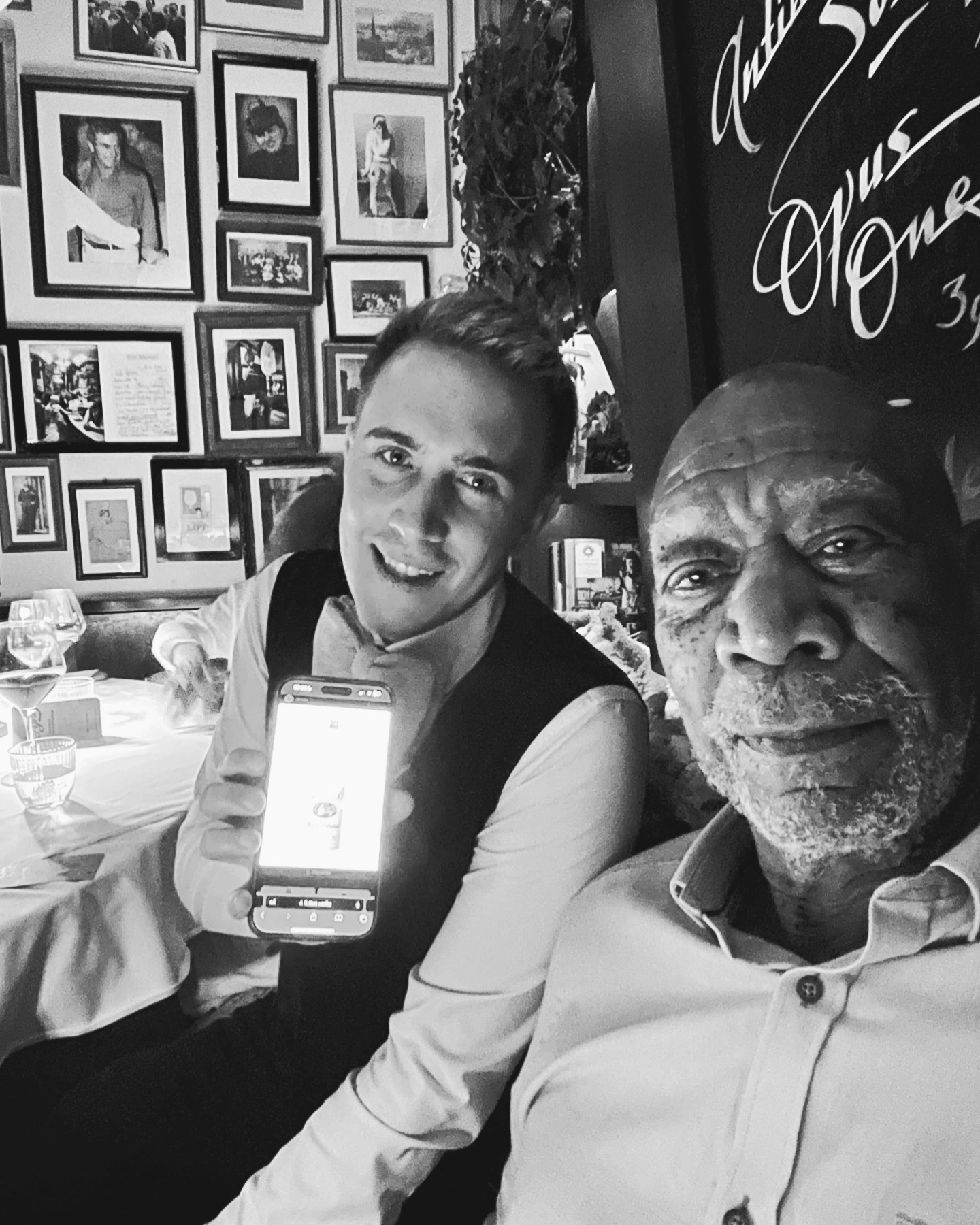 Morgan Freeman Budapesten