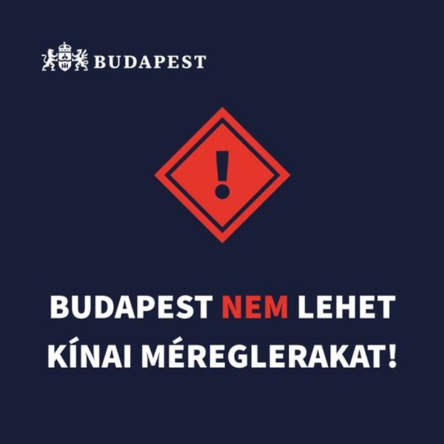 Karácsony Gergely: Budapest nem akar kínai méreglerakatot