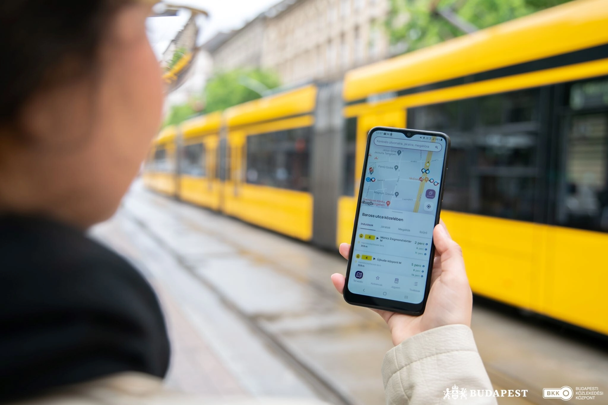 Budapest GO app használata BKK