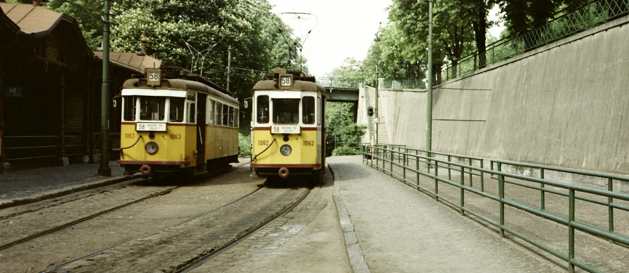 Zugliget, villamos-végállomás. 1975