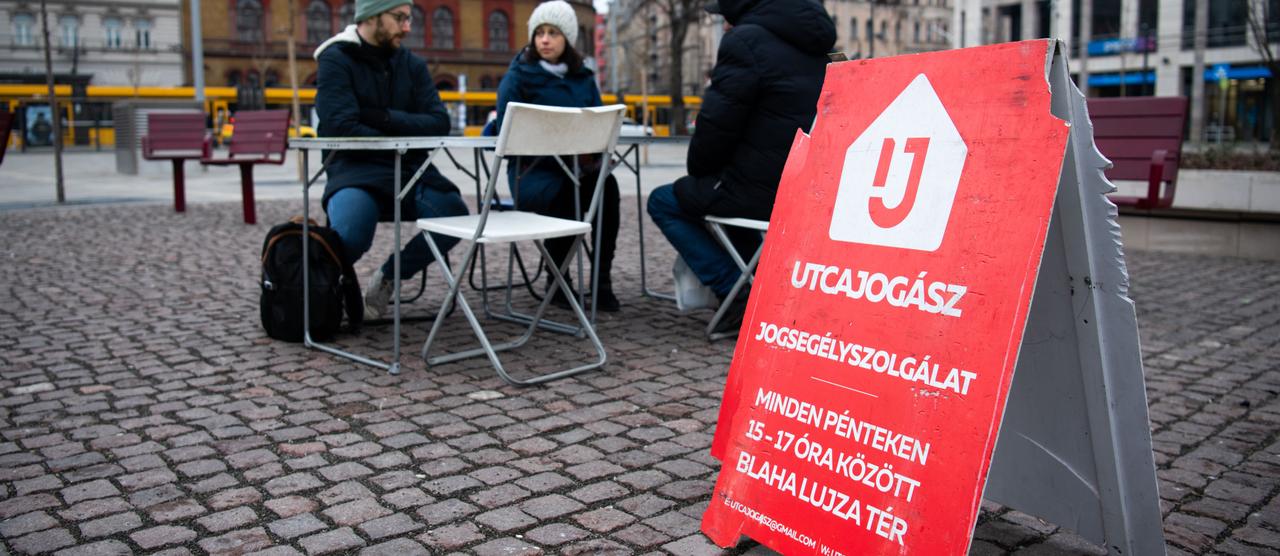 Utcajogász ügyfélfogadás a Blaha Lujza téren