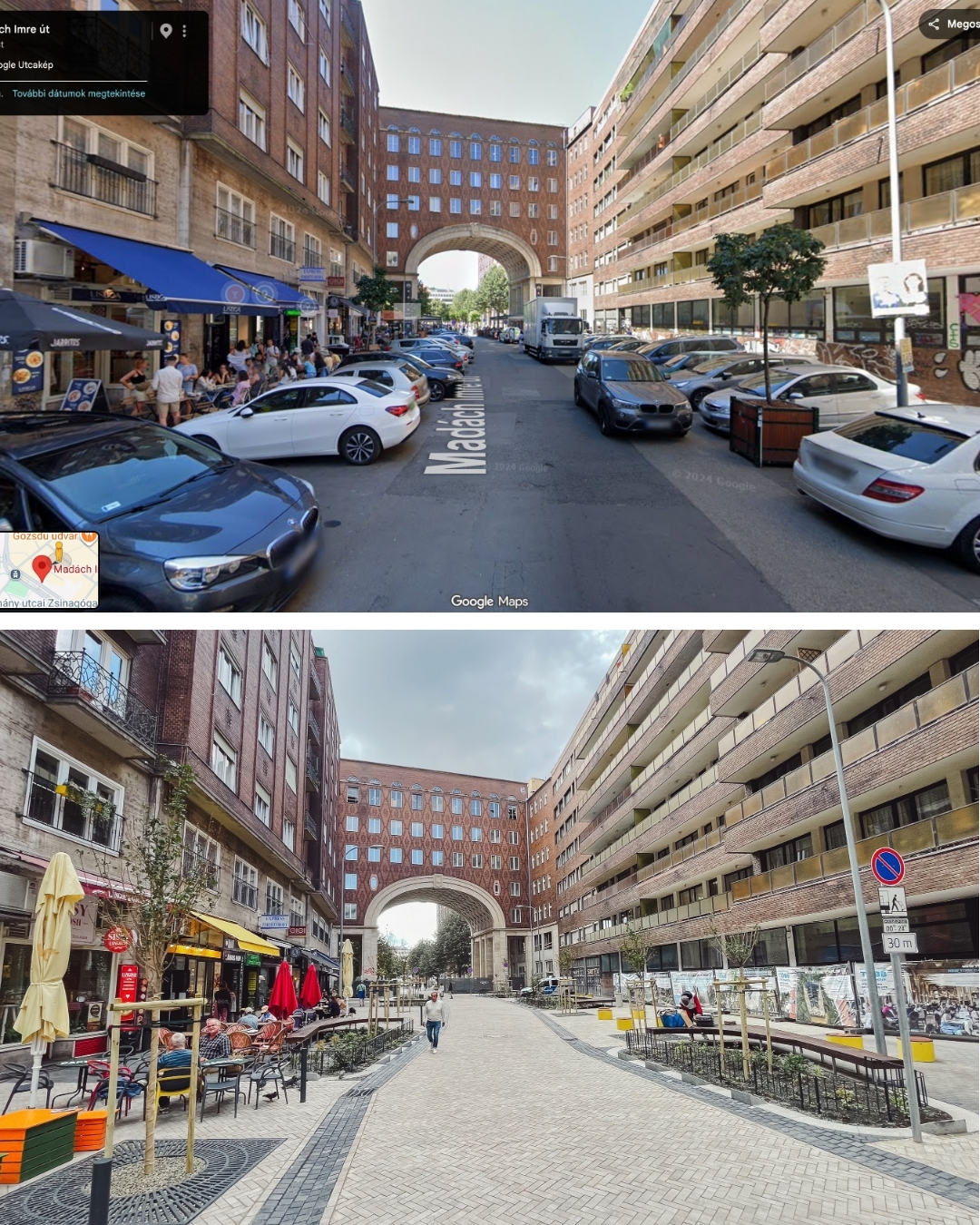 Madách tér sétáló utcává átalakítása. 2026 09 25