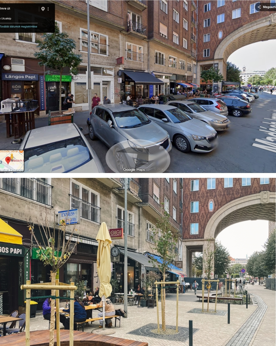 Madách tér sétáló utcává átalakítása. 2026 09 25