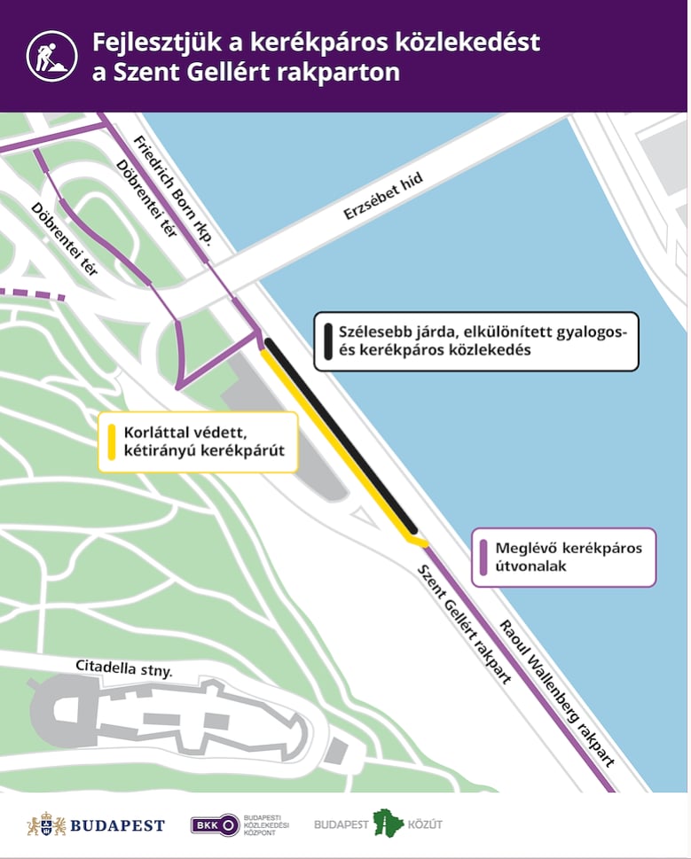 Szent Gellért rakpart BKK