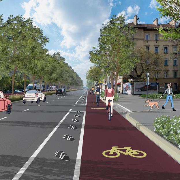 Újjáéledő sugárutak - villamos a Bajcsy-Zsilinszky úton, új bringautak, elbontott felüljárók 2030-ra