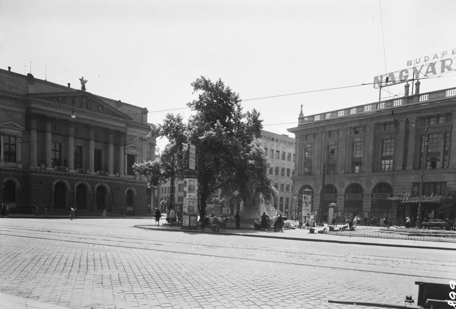 1951-es állapotok. Fortepan/UVATERV